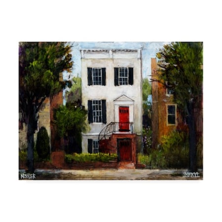 Daniel Patrick Kessler 'The Sousa House, Capitol Hill' Canvas Art,24x32